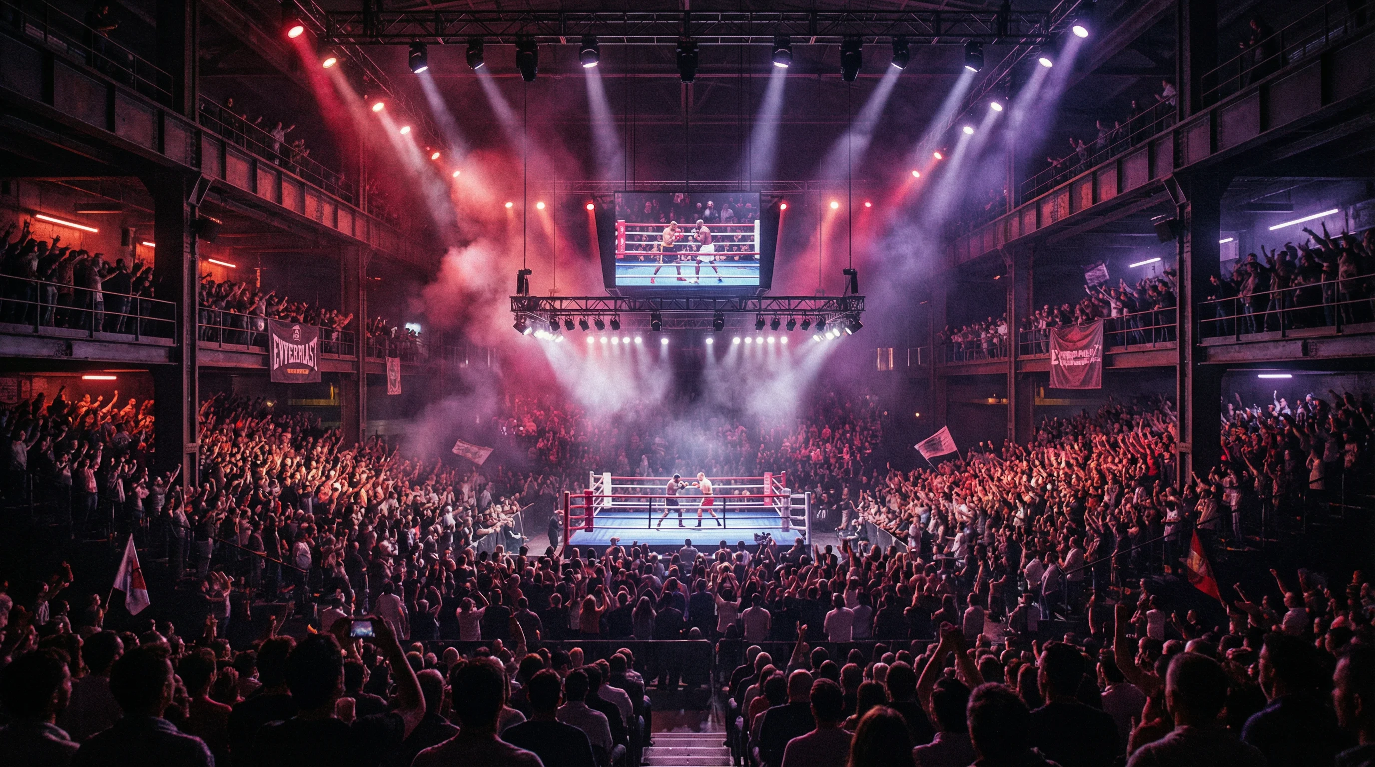 克劳福德 vs 阿尔瓦雷斯 赛场全景 | 188体育